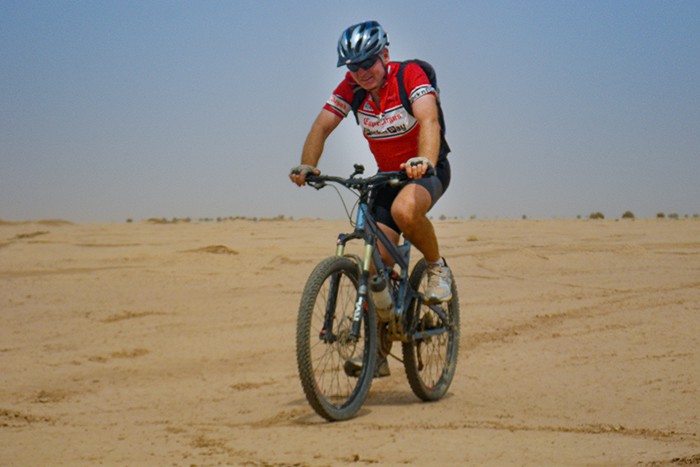 Cycling in the desert