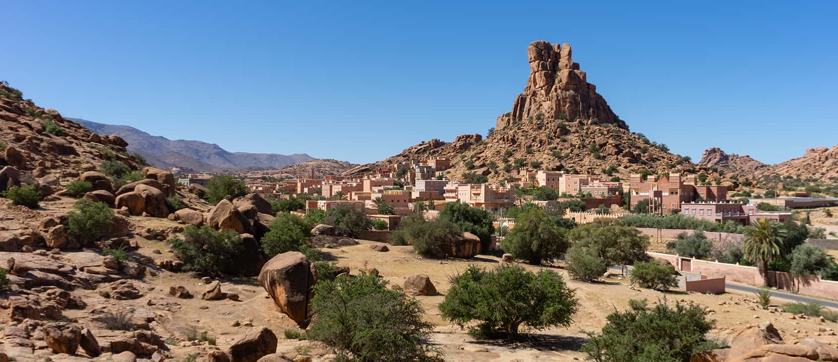 Rock formations near Tafraout