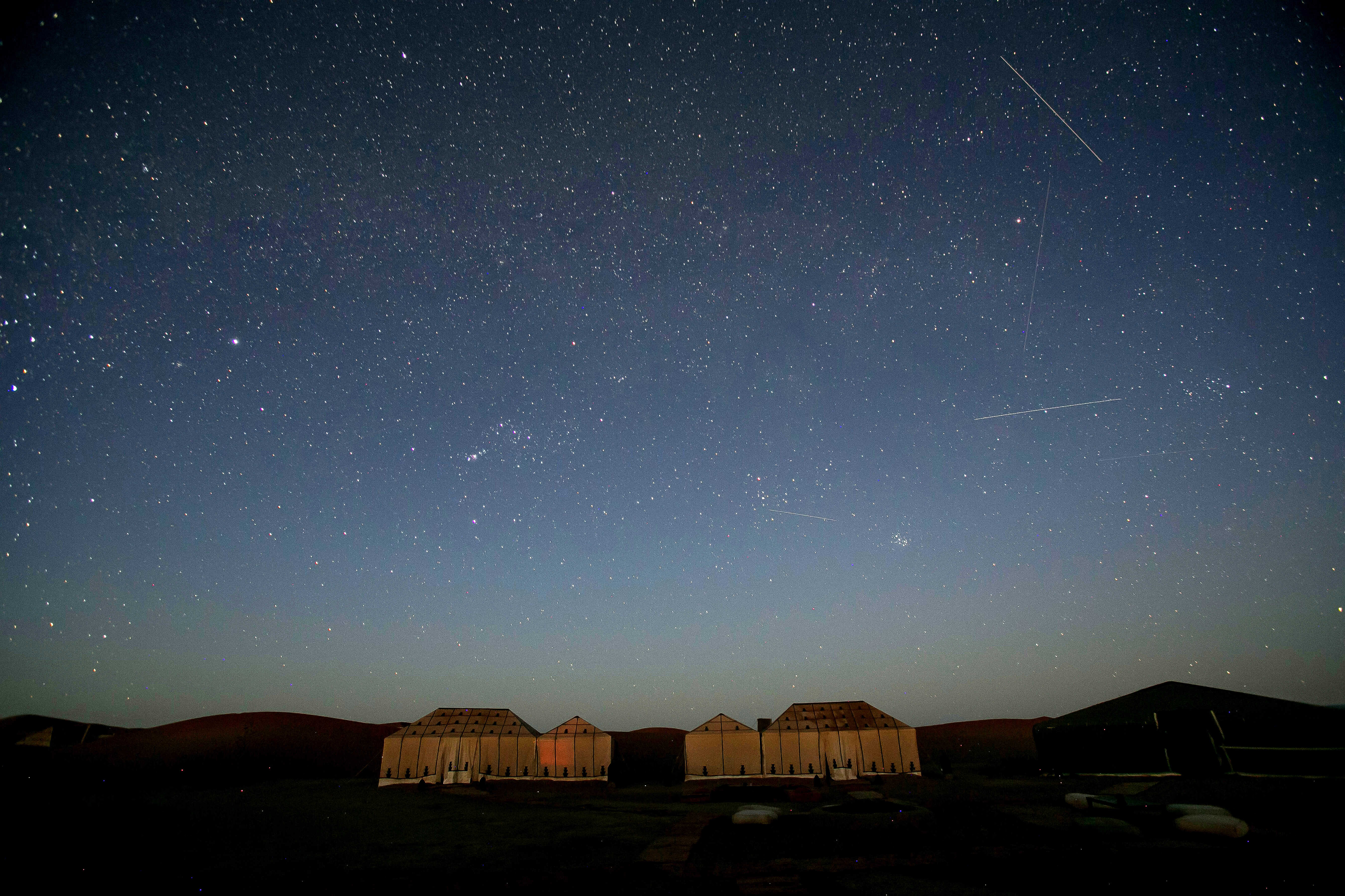 Erg chigaga night sky